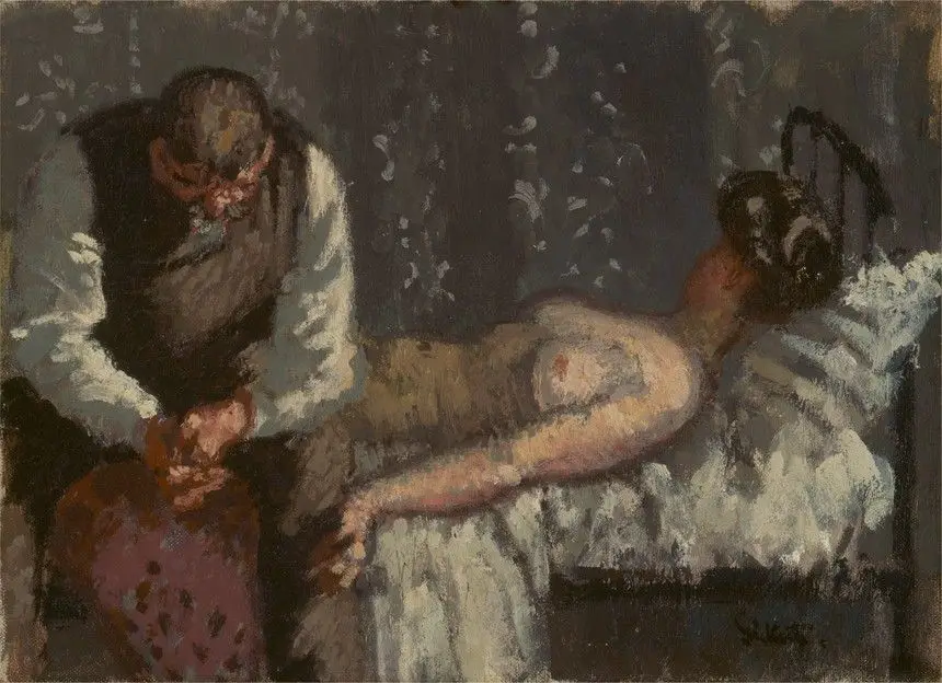 The Camden Town Murder, or What Shall We Do for the Rent? by Walter Richard Sickert, 1860–1942