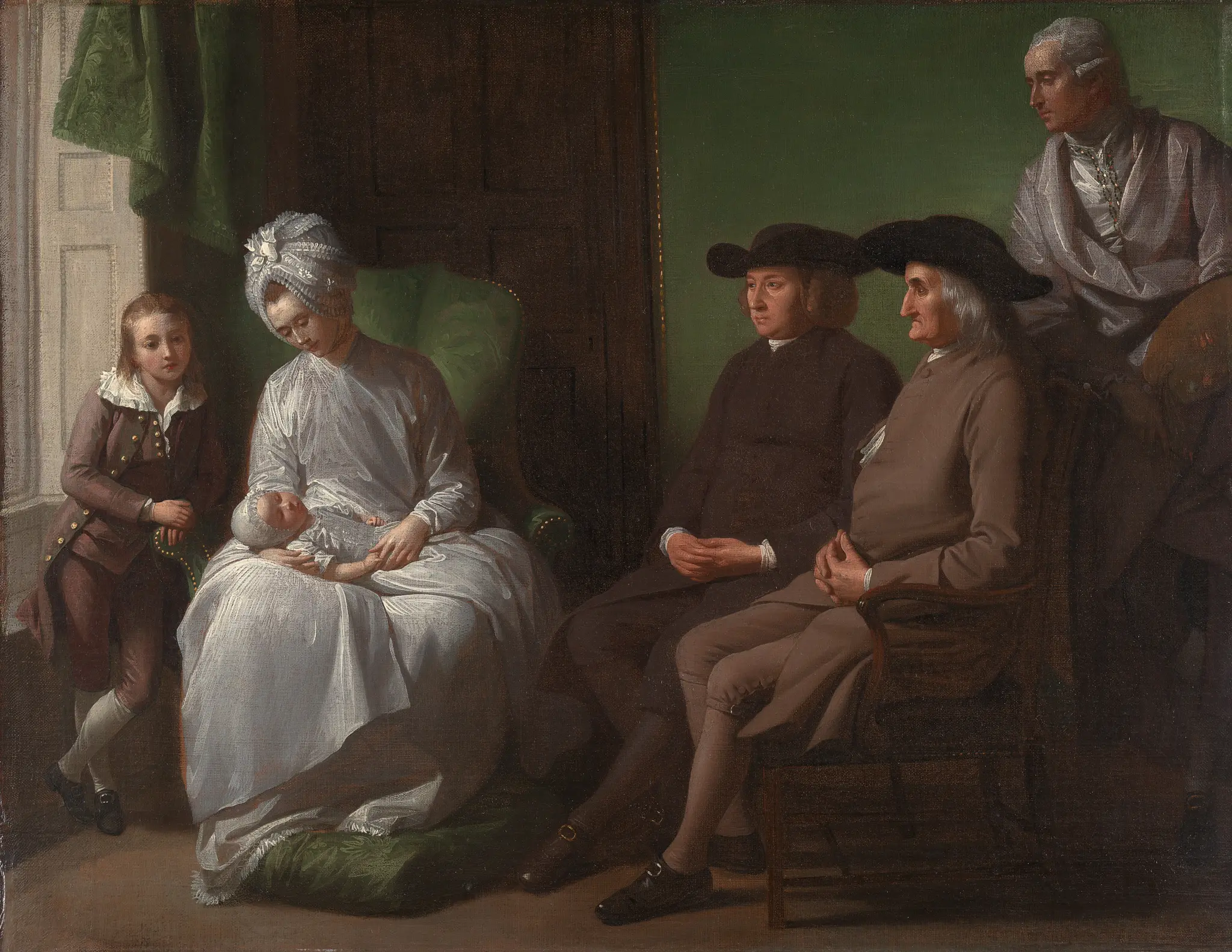 The Artist and His Family by Benjamin West, 1738–1820