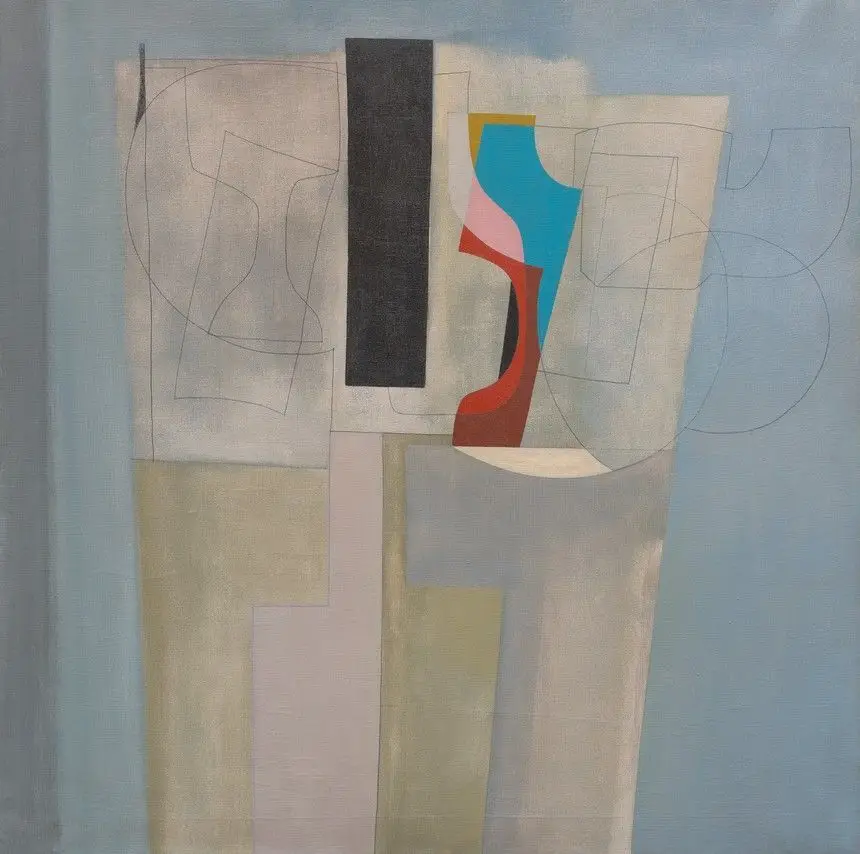 May 1955 (Gwithian) by Ben Nicholson, born in Denham