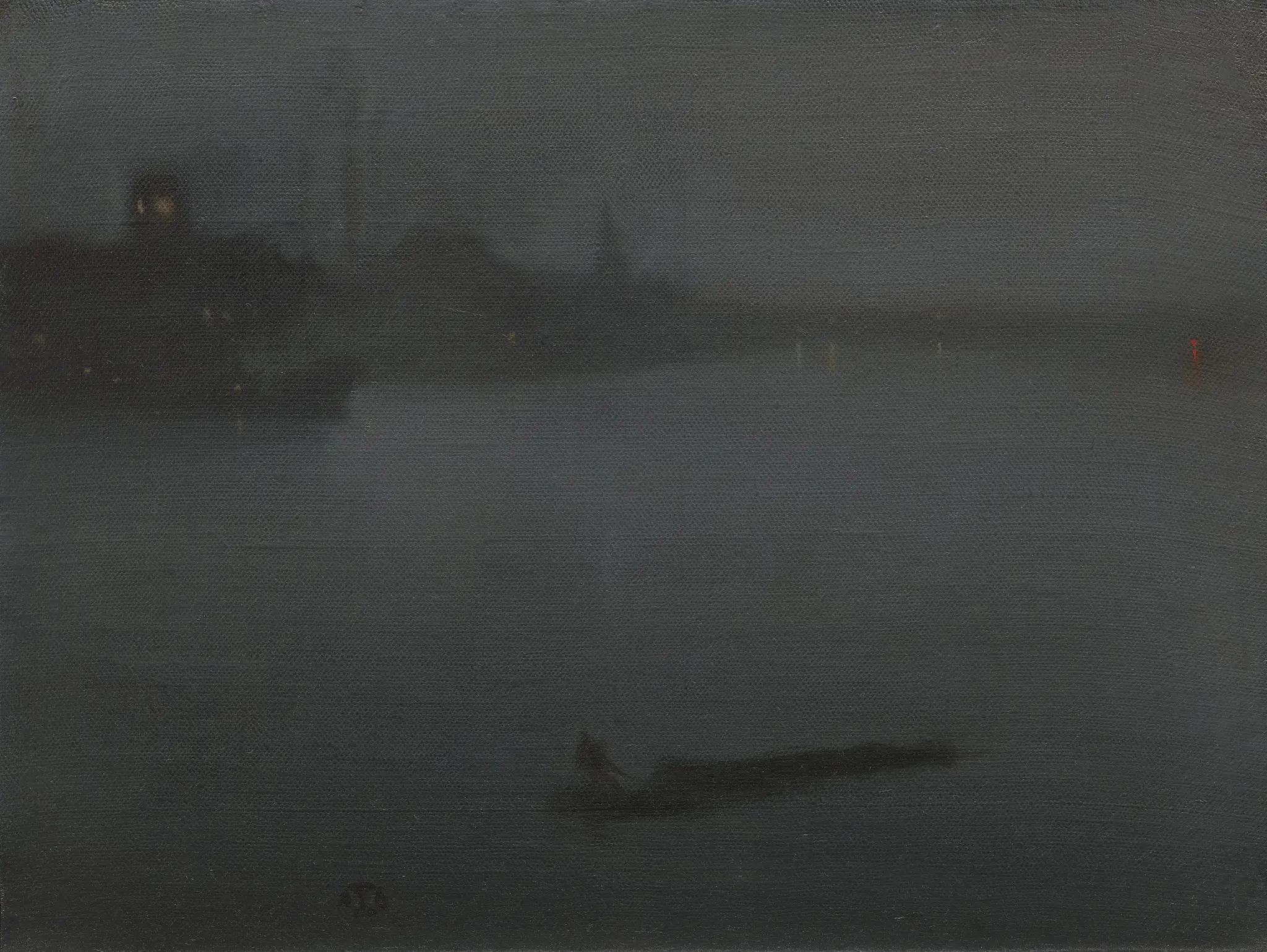 Nocturne in Blue and Silver by James McNeill Whistler, 1834–1903