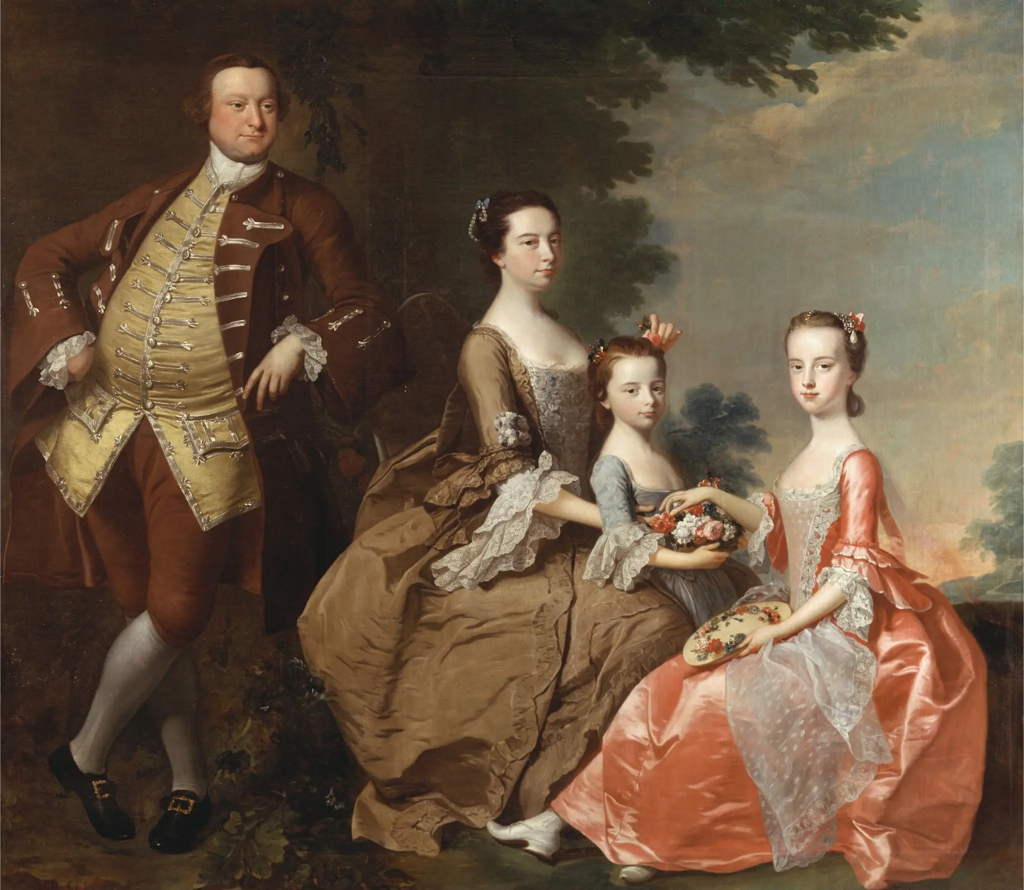 The Thistlethwayte Family by Thomas Hudson, 1707–1779
