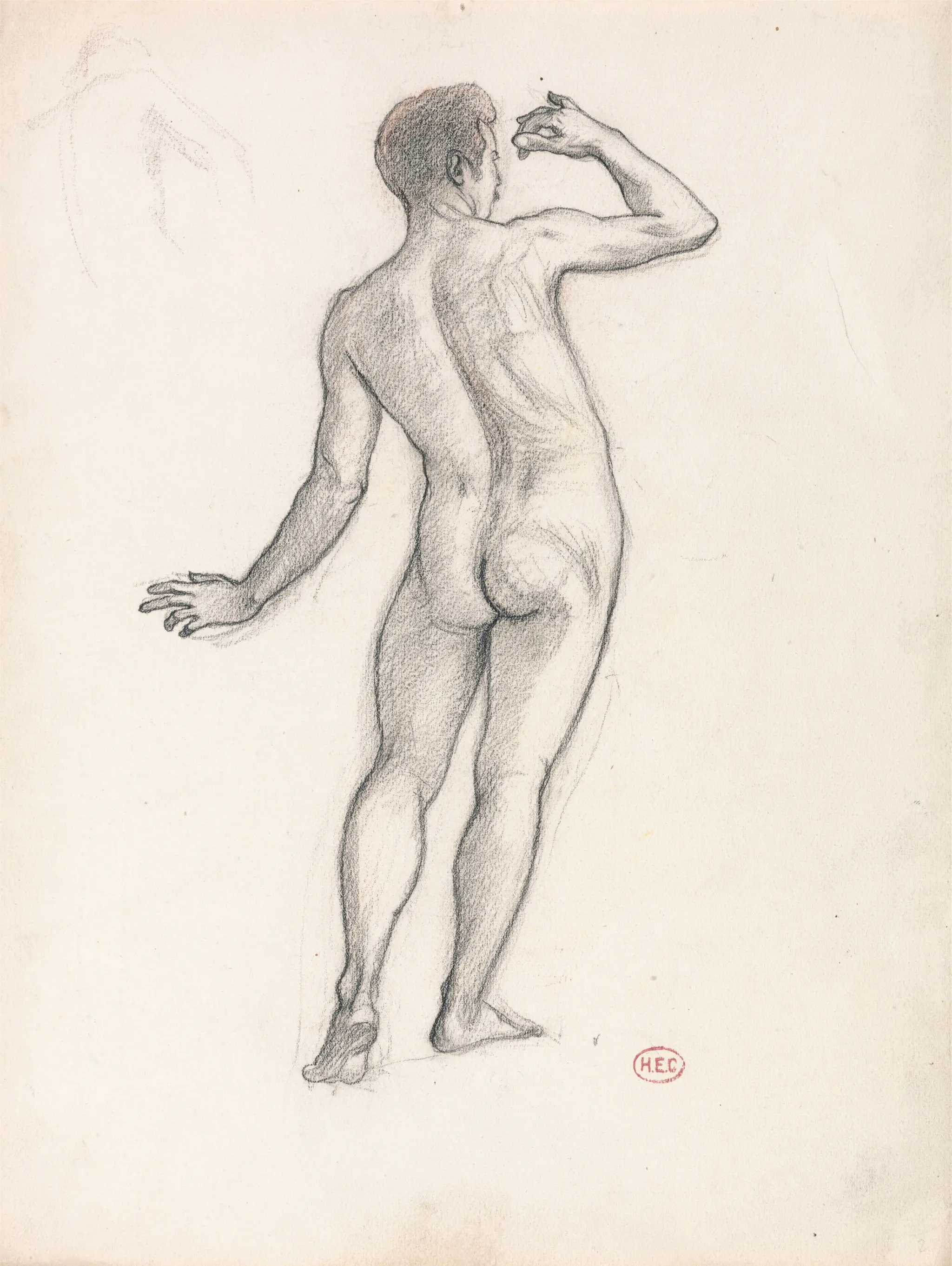 Male Nude by Henri Edmond Cross, 1856–1910