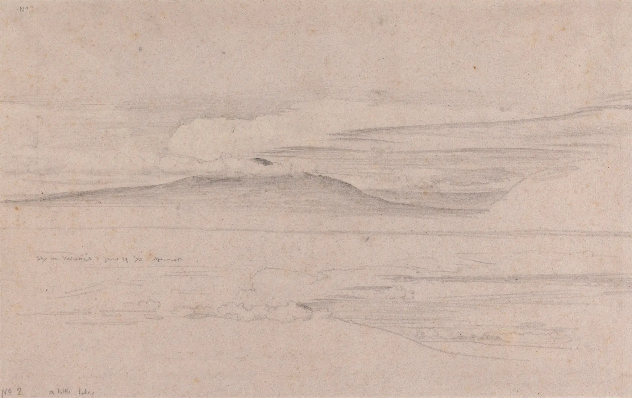 Sky over Vesuvius by Walter Crane, 1845–1915