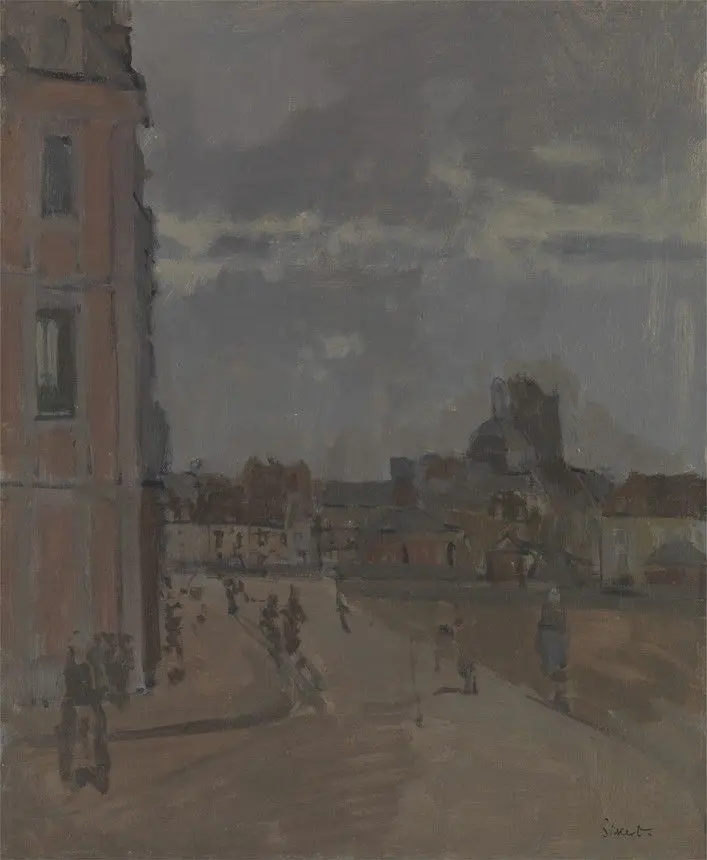 Dieppe: Looking towards Saint Jacques by Walter Richard Sickert, 1860–1942
