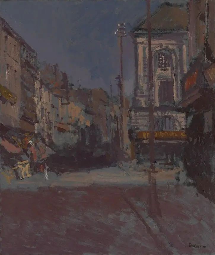 La Grande Rue, Dieppe by Walter Richard Sickert, born in Munich