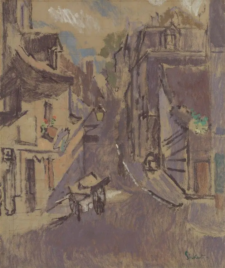 Le Mont de Neuville, Dieppe by Walter Richard Sickert, 1860–1942