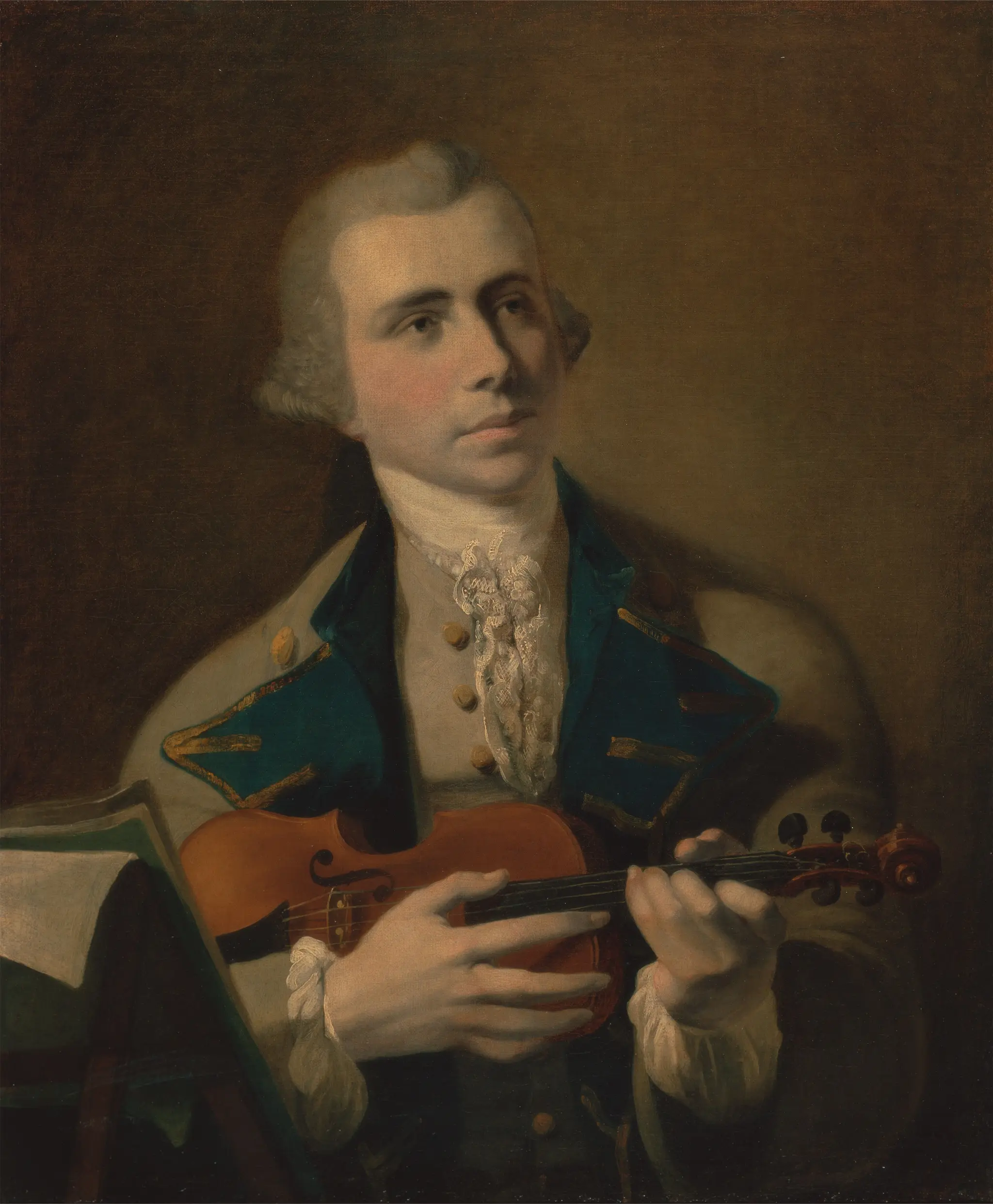 A Man, Probably a Self-Portrait by Hugh Barron, 1745–1791