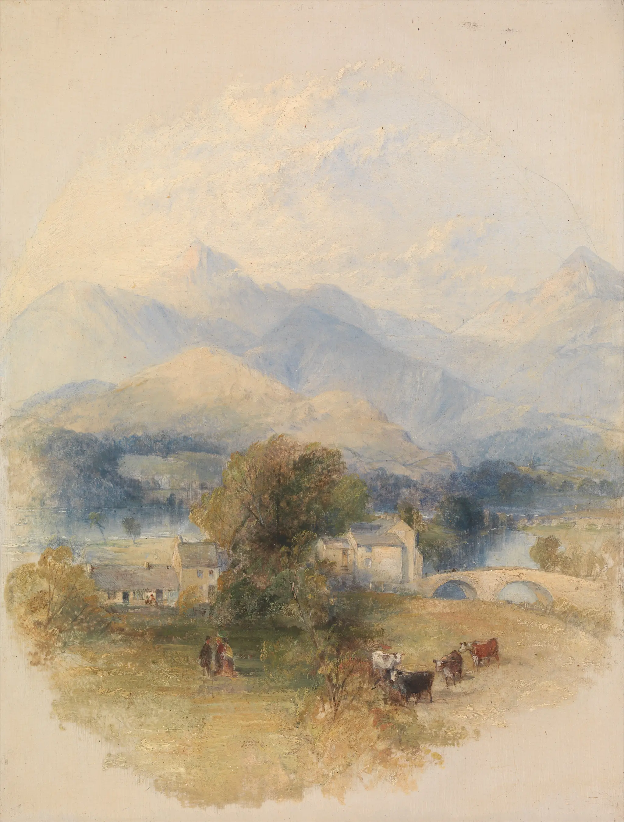 View from Mr. Southey's House, Keswick by Thomas Creswick, 1811–1869