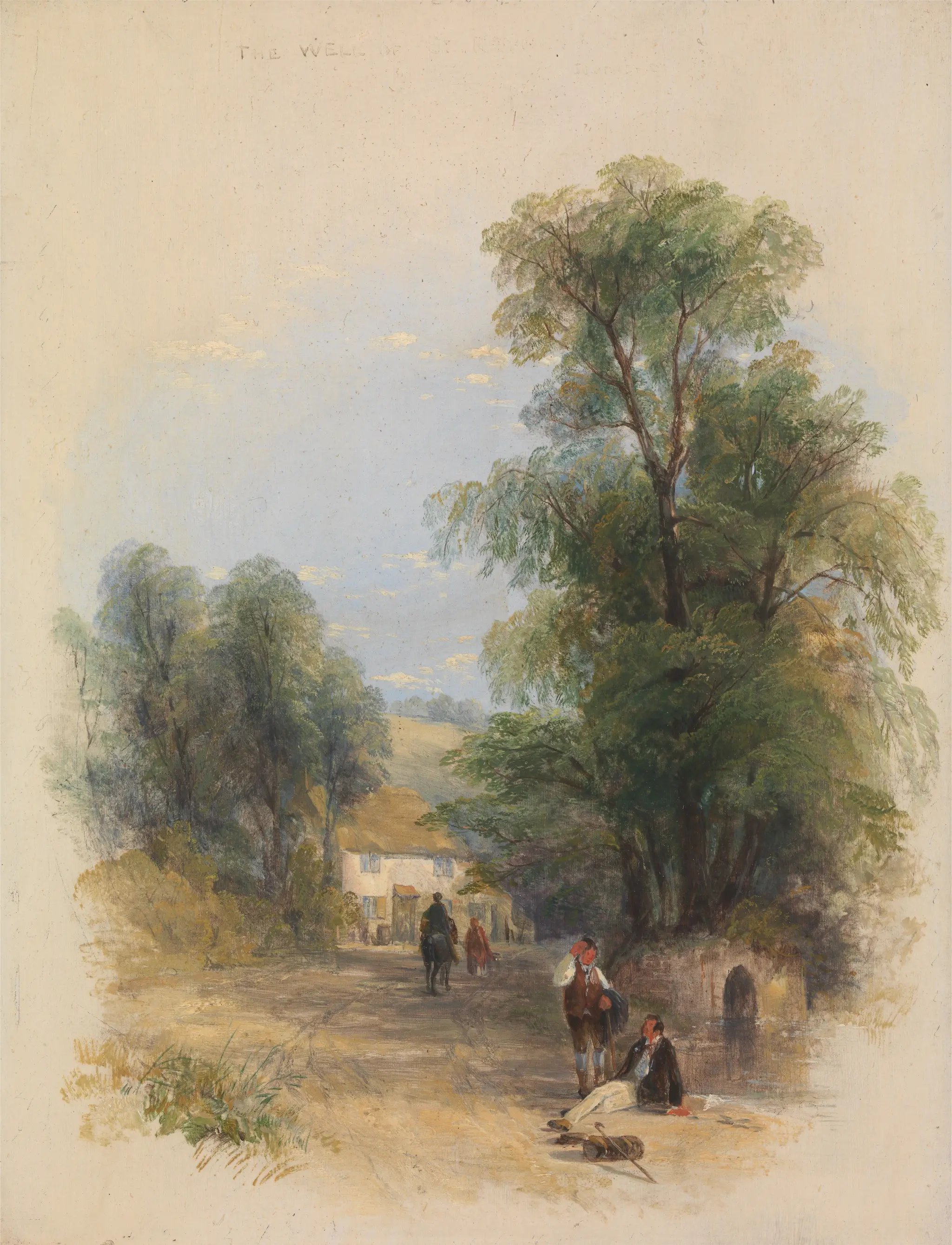 The Well of St. Keyne by Thomas Creswick, 1811–1869