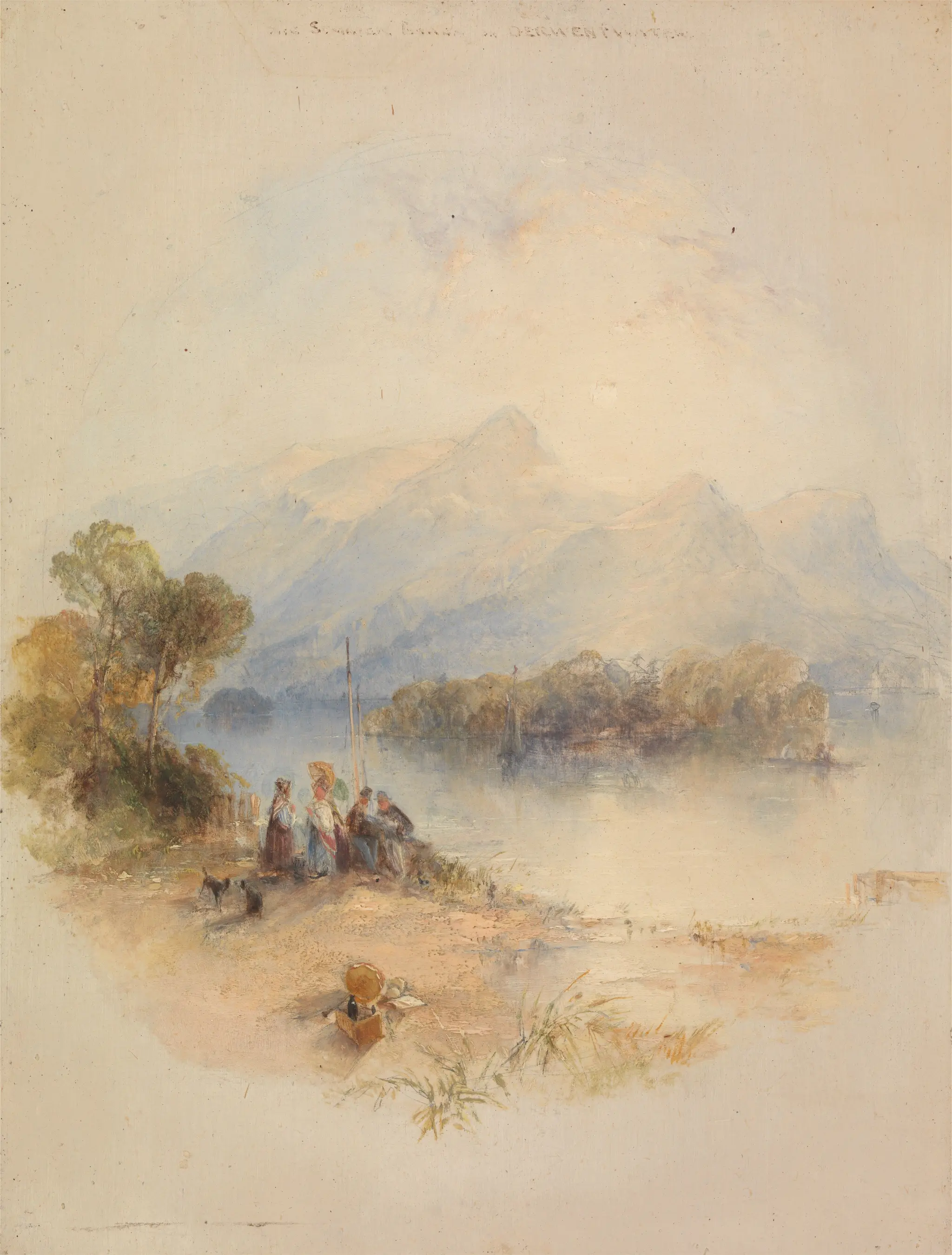 The Summer Bower, Derwent Water by Thomas Creswick, 1811–1869