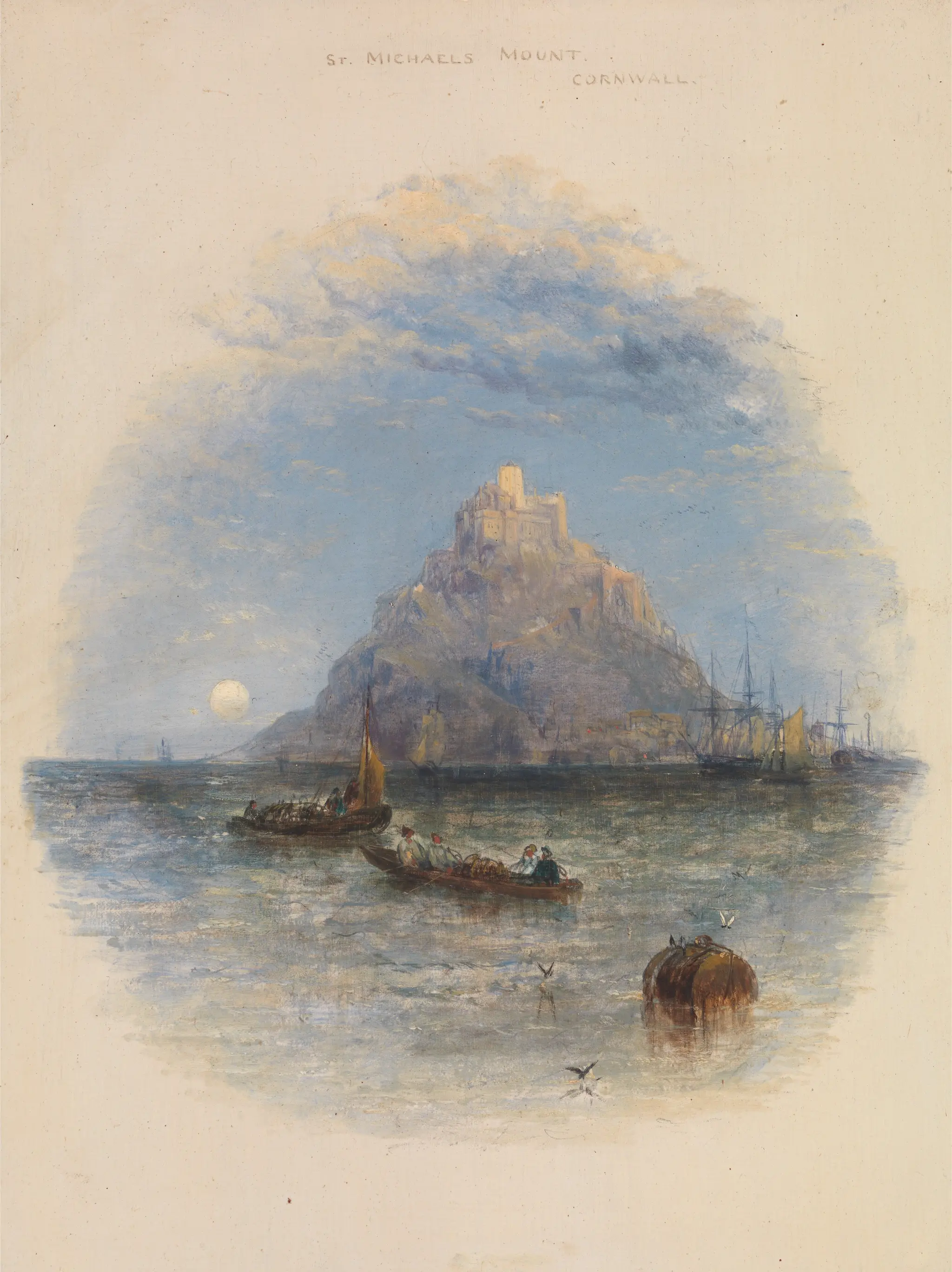 St. Michael's Mount, Cornwall by Thomas Creswick, 1811–1869