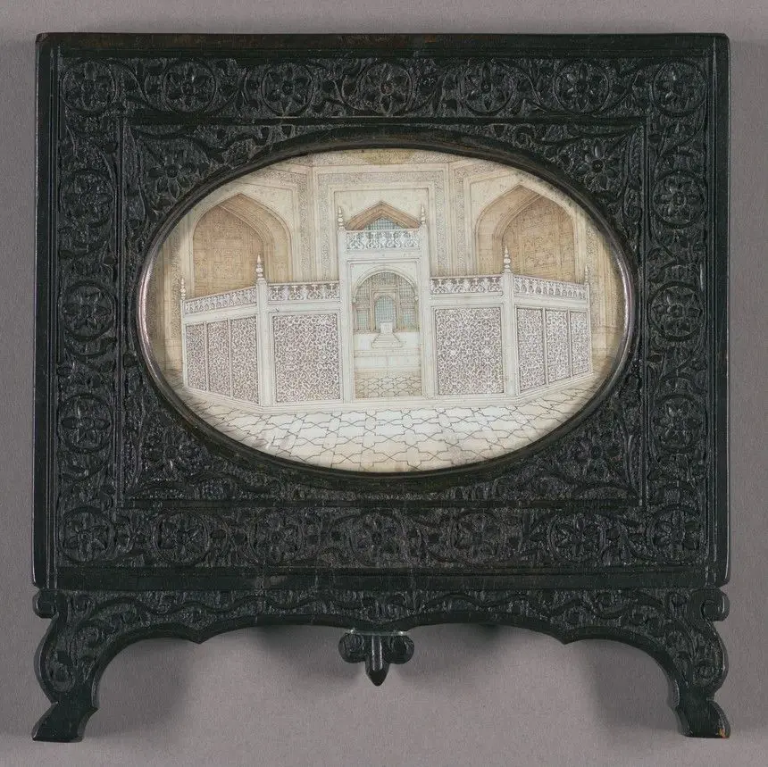 The Tomb of Mumtaz Mahal in the Taj Mahal, Agra by unknown artist