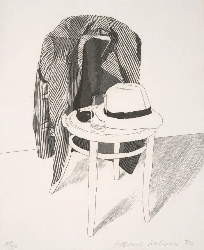 Panama Hat by David Hockney,