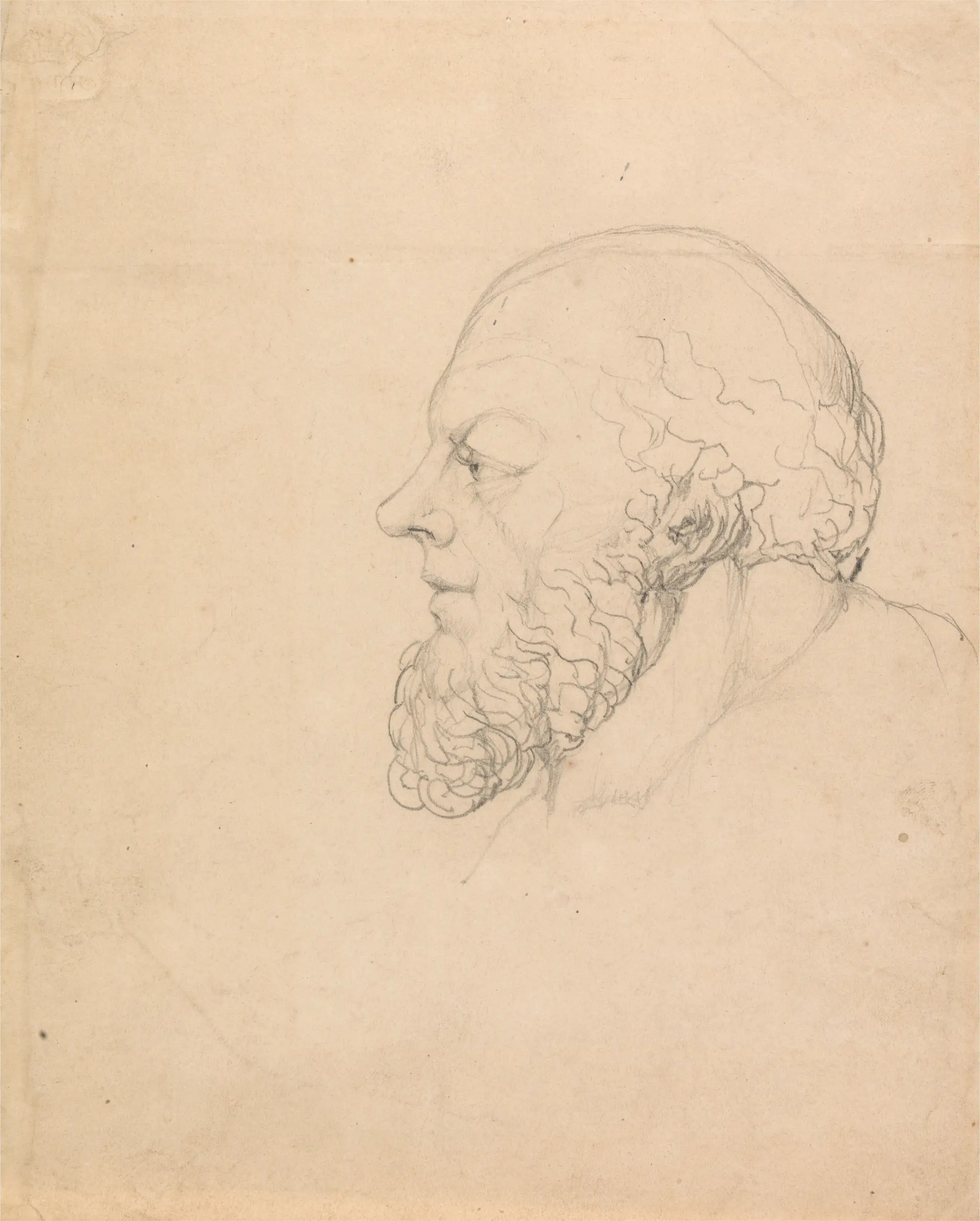 Socrates, a Visionary Head by William Blake, 1757–1827