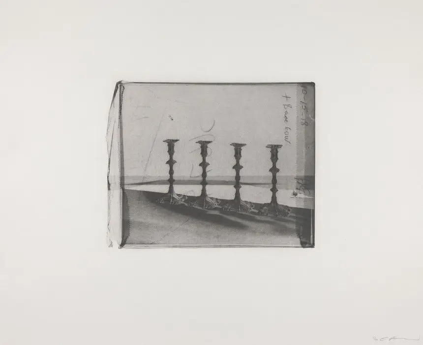 Candlesticks with Slanting Shadows by Cornelia Parker,