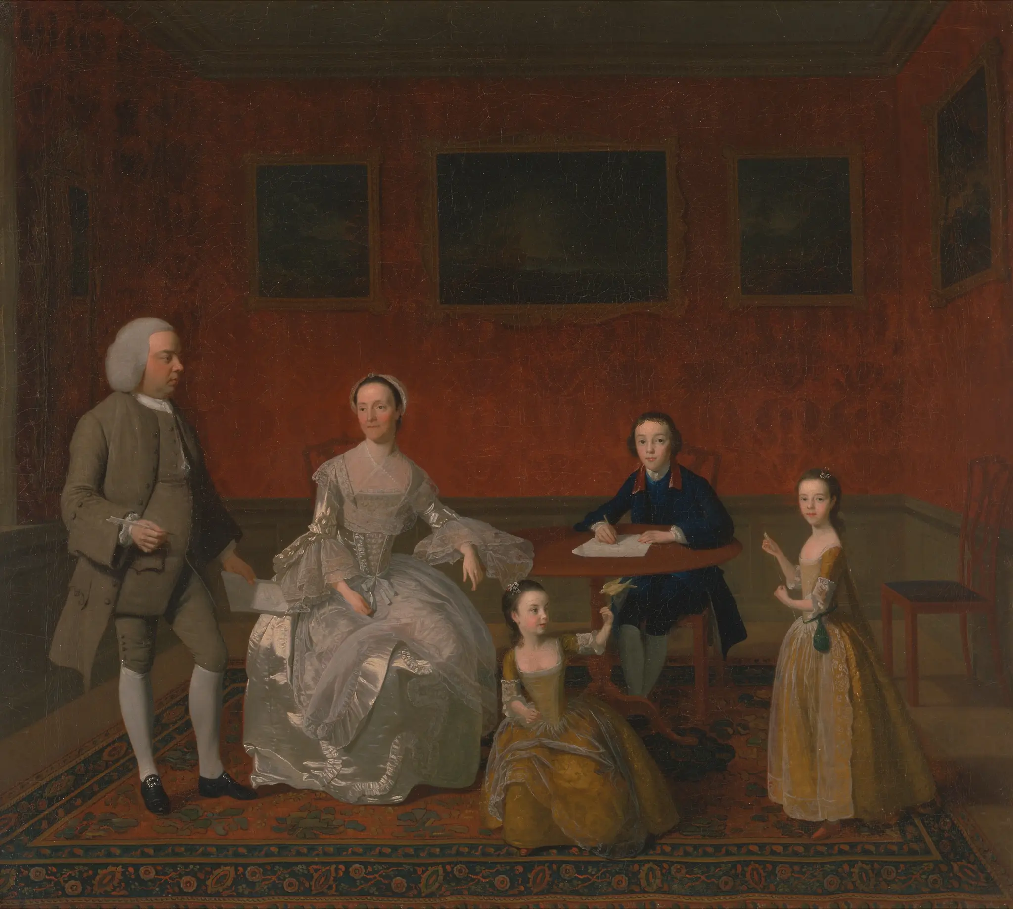 The Buckley-Boar Family by unknown artist