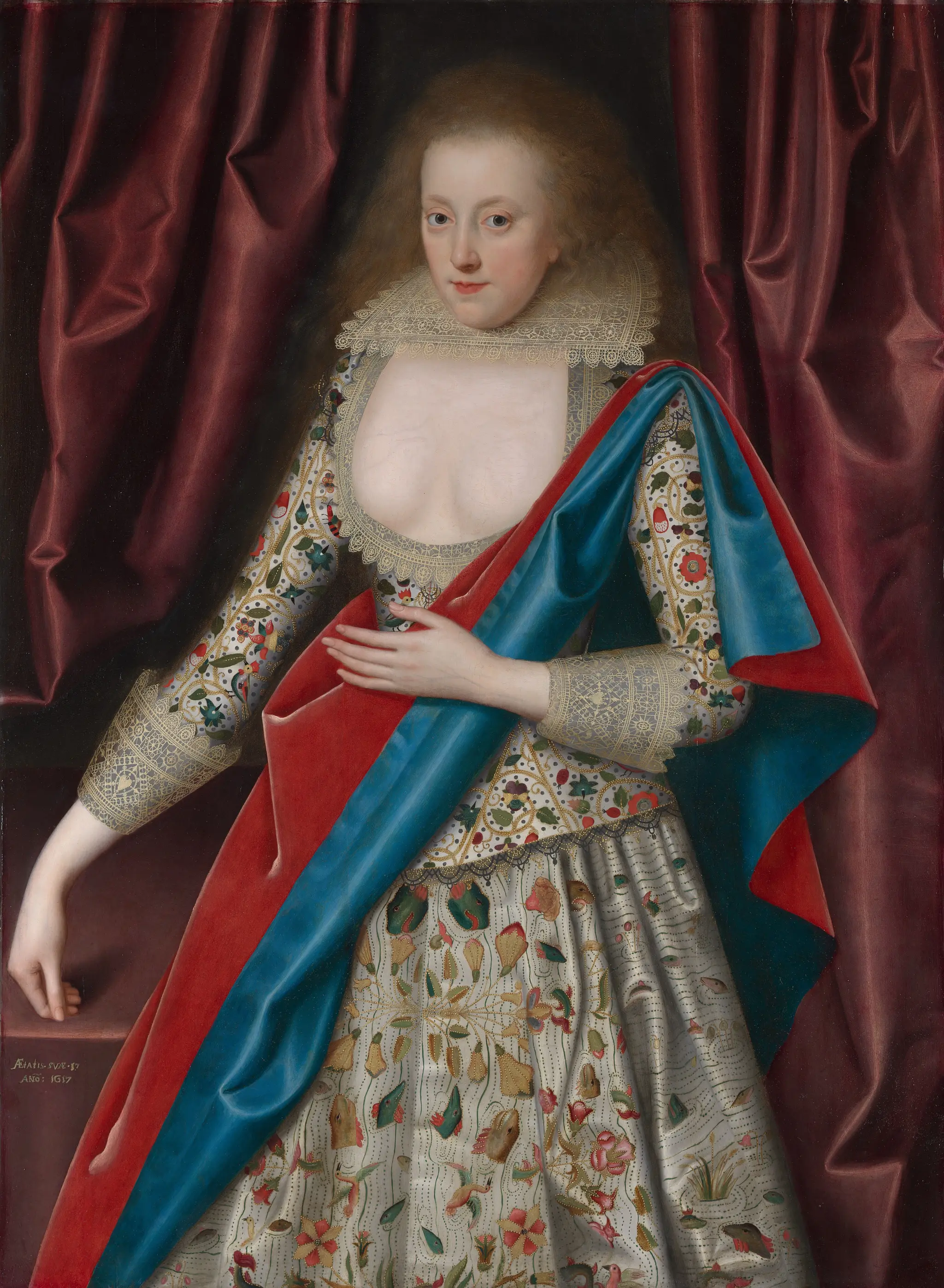 Jane Thornaugh (née Jackson), Lady Thornaugh by William Larkin, ca. 1580–1619