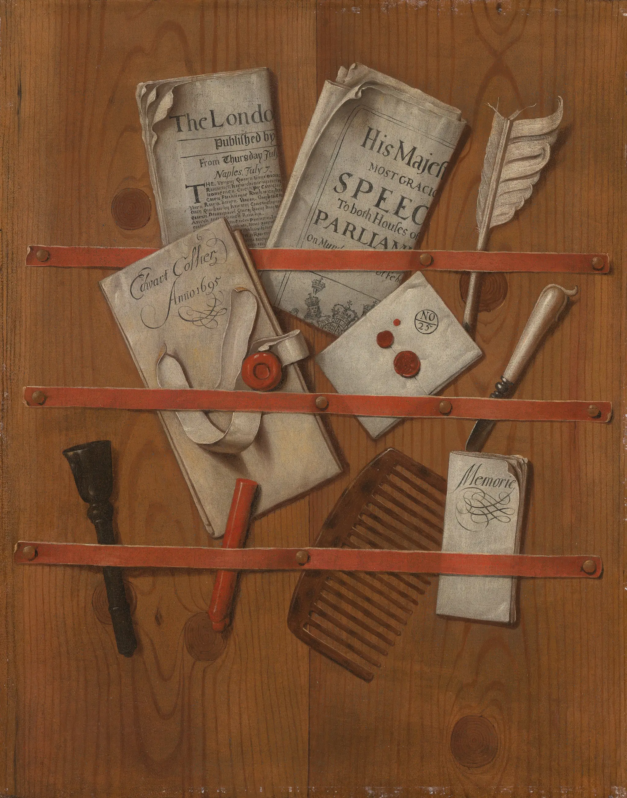 A Letter Rack by Edward Collier, 1642–1708
