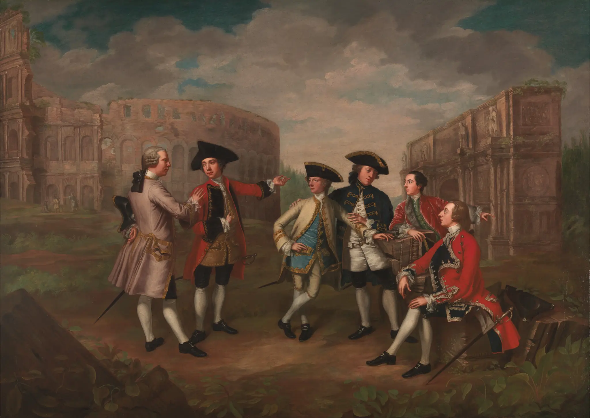 British Gentlemen in Rome by Katherine Read, 1723–1778