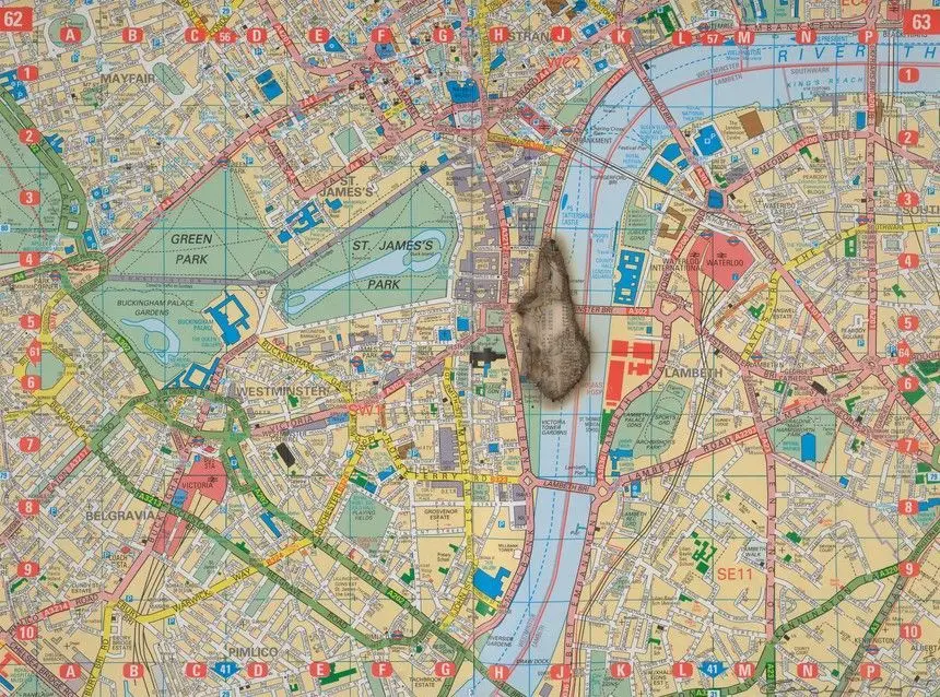 Meteorite Lands the Houses of Parliament by Cornelia Parker,