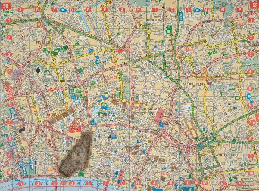 Meteorite Lands on St Paul's Cathedral by Cornelia Parker,