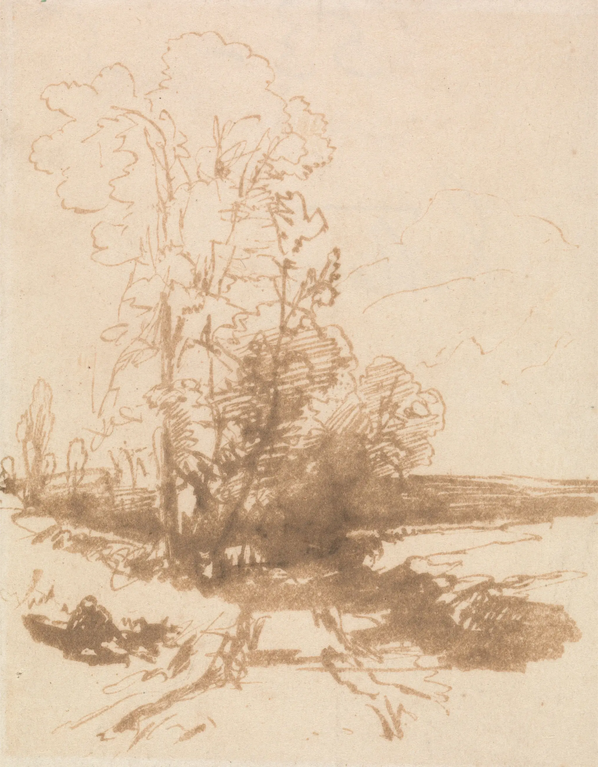 In Country Lane by Thomas Creswick, 1811–1869