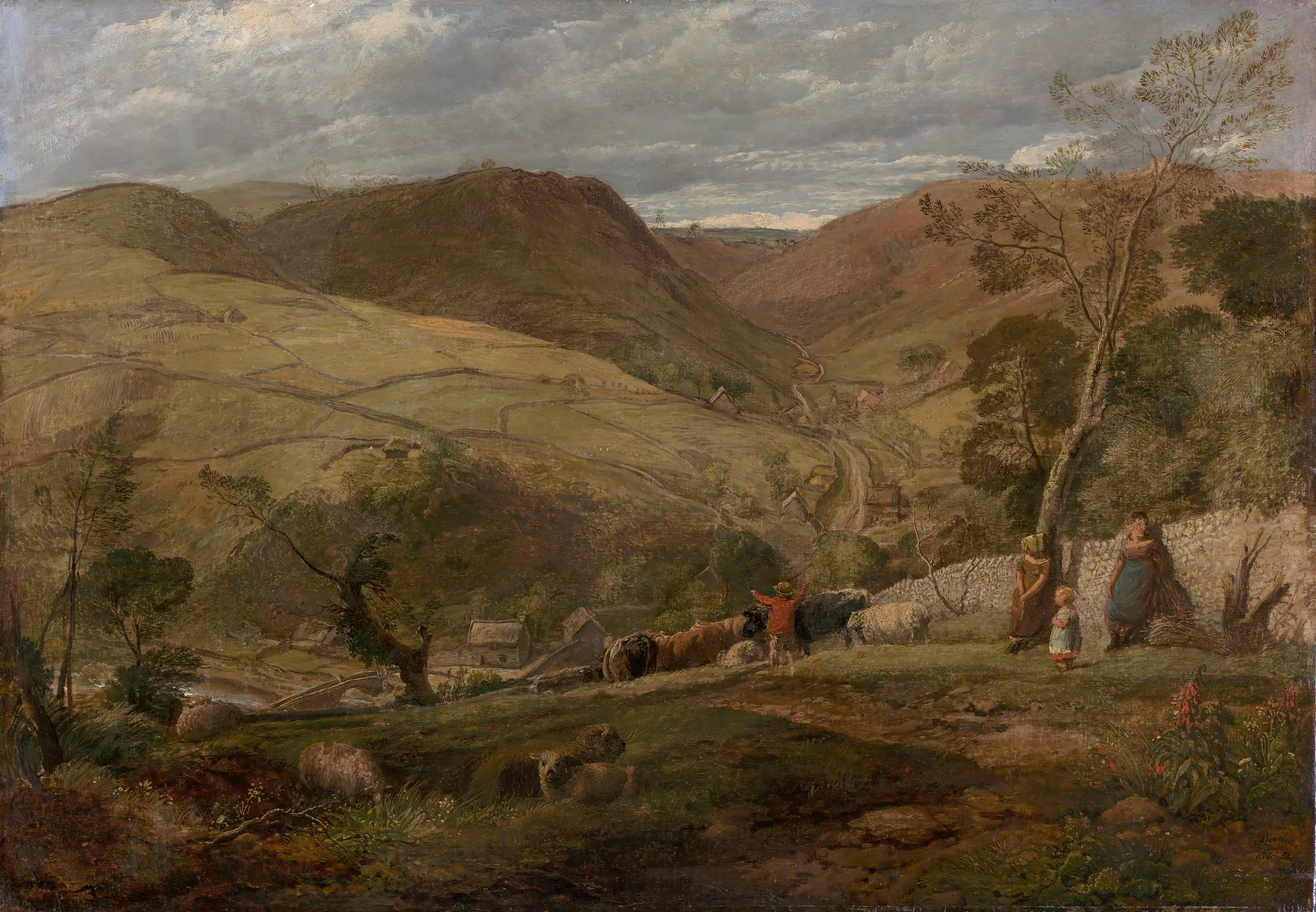 Hanson Toot, View in Dovedale by John Linnell, 1792–1882