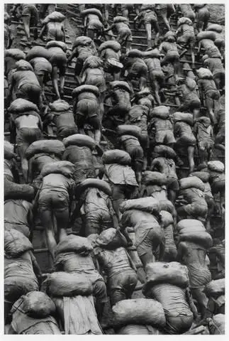 Serra Pelada, Brazil (backs) by Artist: Sebastião Salgado