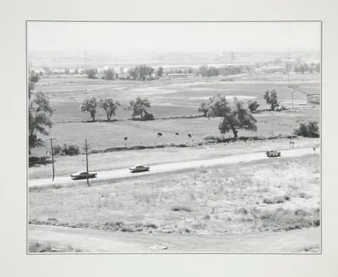 Looking toward Commerce City, Adams County, Colorado by Artist: Robert Adams