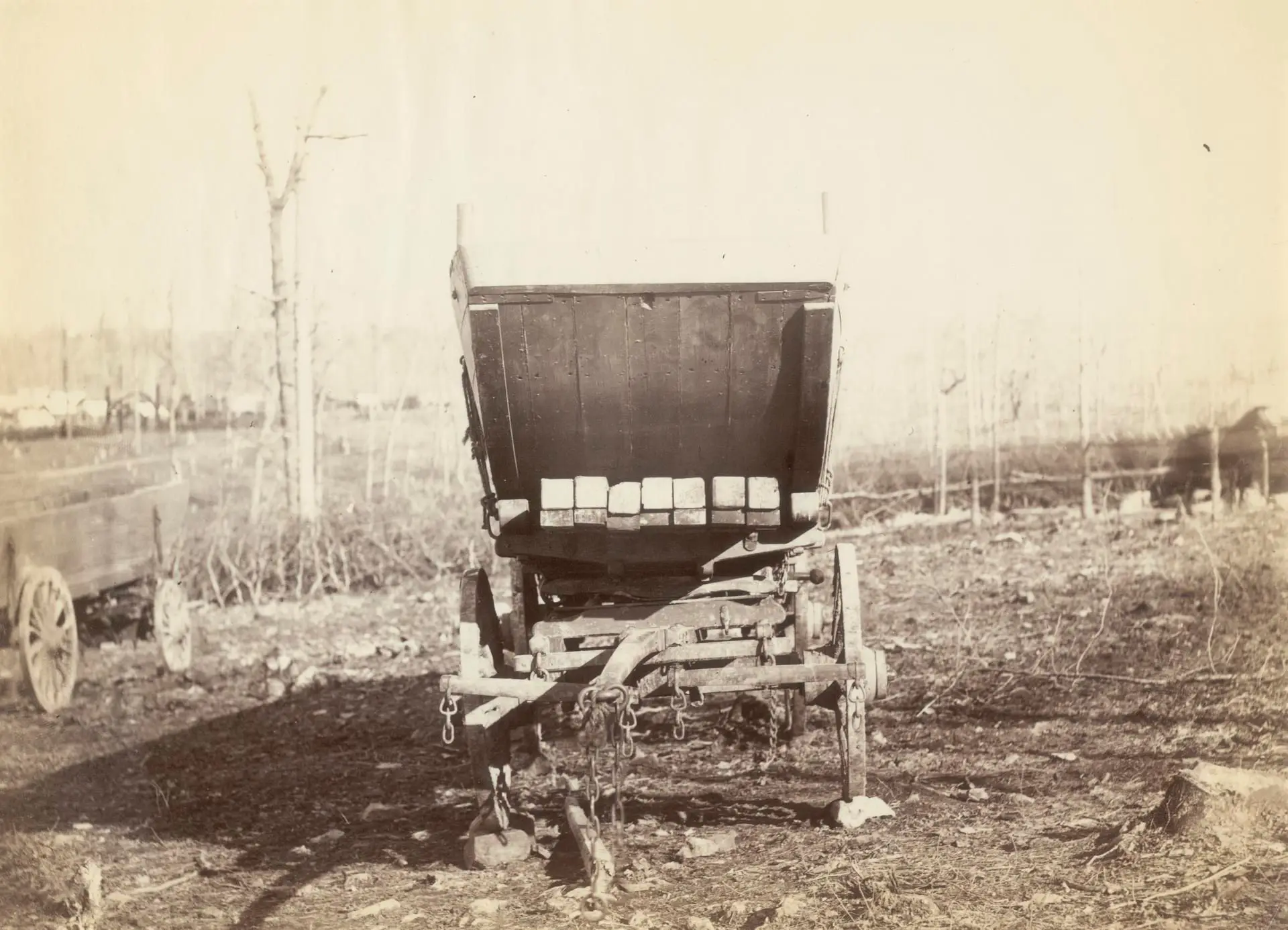 Untitled, [Field Telegraph Battery Wagon] by Artist: Alexander Gardner
