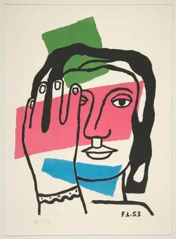 Tête de Femme (Head of a Woman) by Artist: Fernand Léger