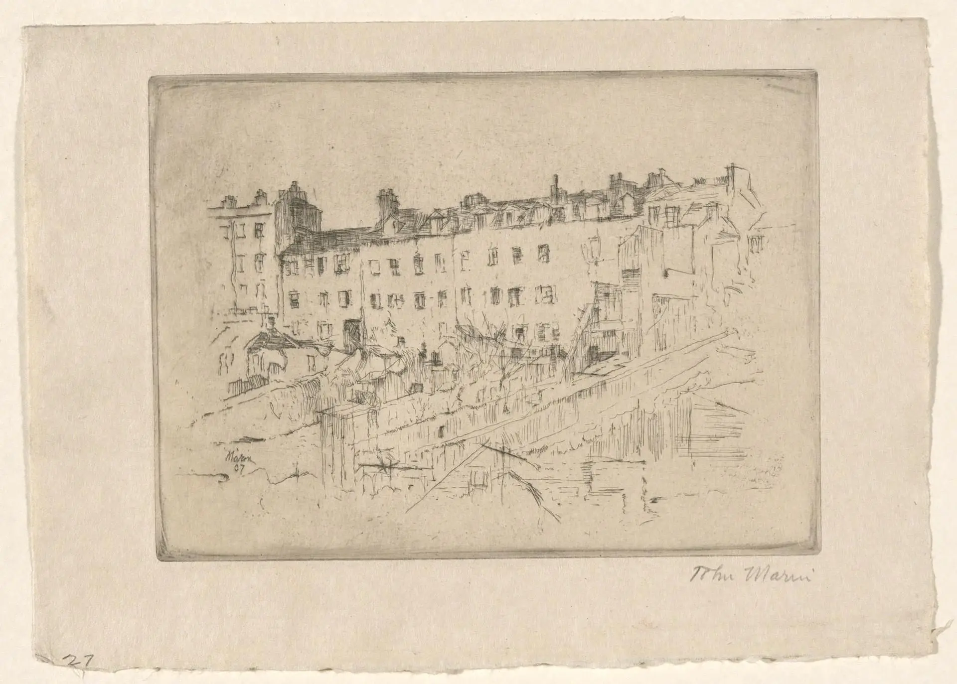 White Buildings by Artist: John Marin