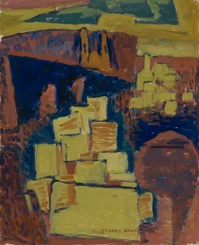 Portuguese Church--Sketch by Artist: Stuart Davis