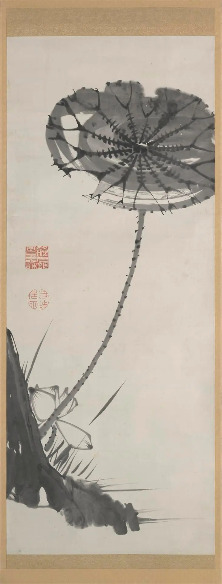 Lotus by Artist: attributed to Itō Jakuchū