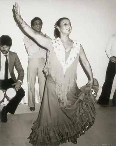 Spain / Unidentified Flamenco Dancer and Men by Artist: Andy Warhol