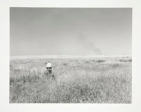 Fire hydrant for a new development, as yet unbuilt, Adams County, Colorado by Artist: Robert Adams