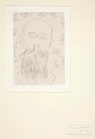 Portrait de Bourgeat (Portrait of Bourgeat) by Artist: Henri Matisse
