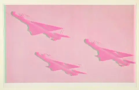 Three Jet Airplanes by Artist: Gerhard Richter
