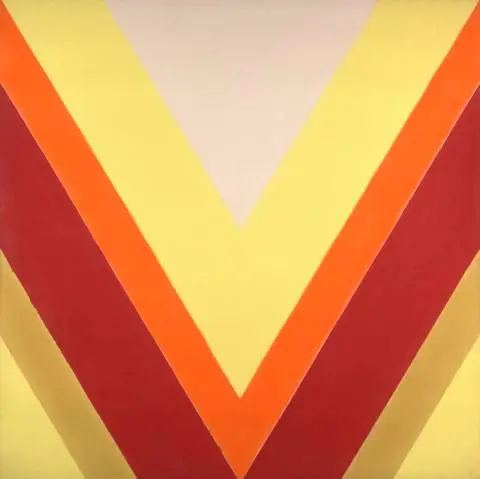 Mercury (Ray Parker's Green in the Shadow of Red) by Artist: Kenneth Noland