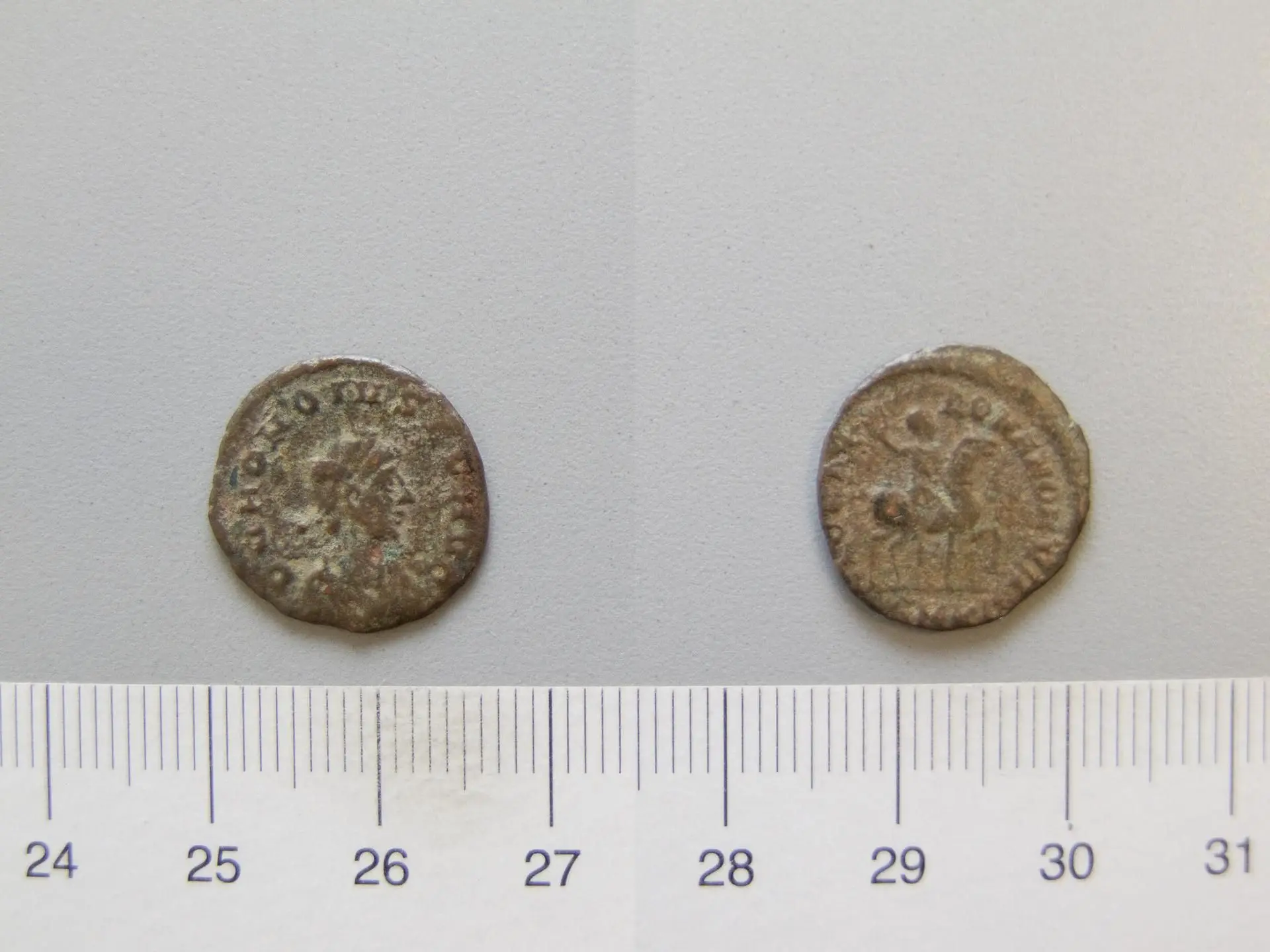 1 Nummus of Honorius, Flavius, Emperor of Rome by Artist: Unknown//Ruler: Honorius, Flavius, Emperor of Rome, A.D. 384–423, ruled 393–423