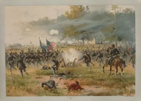 Antietam by Publisher: L. Prang & Co.