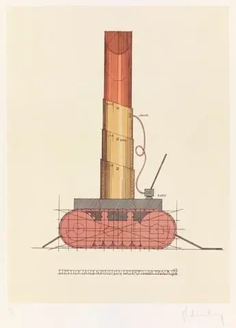 Lipstick Ascending on Caterpillar Track by Artist: Claes Oldenburg