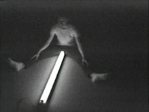 Manipulating a Fluorescent Tube by Artist: Bruce Nauman
