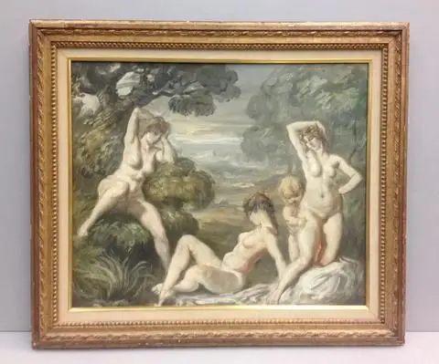 Nudes Amongst a Landscape by Artist: Augustus John