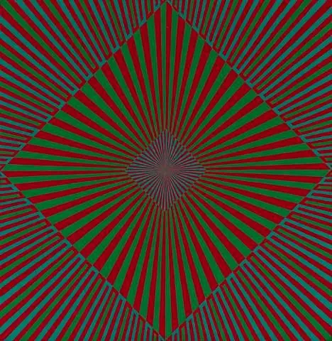 Radiant Quadrant by Artist: Richard J. Anuszkiewicz