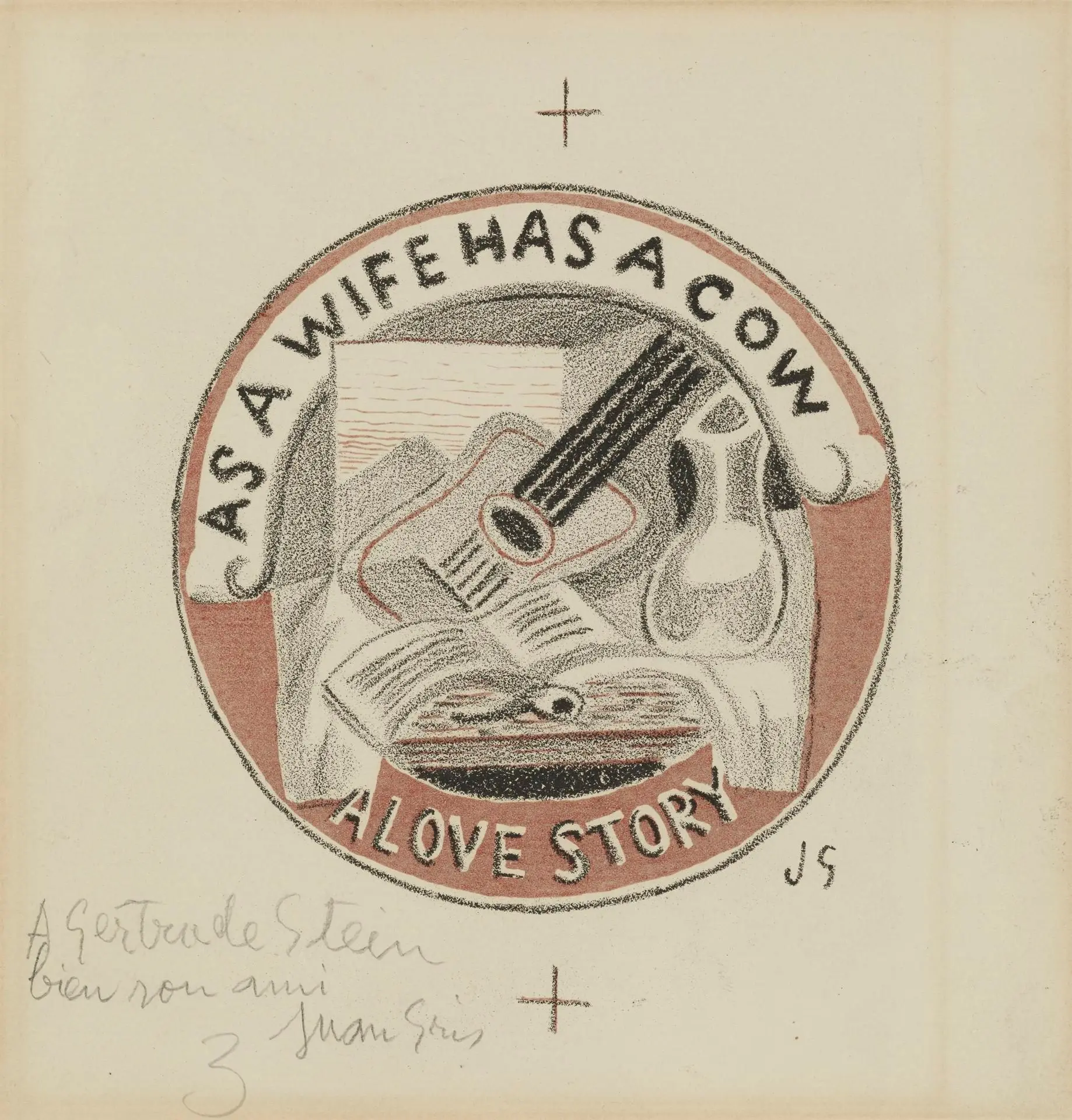 As a Wife Has a Cow; A Love Story by Artist: Juan Gris