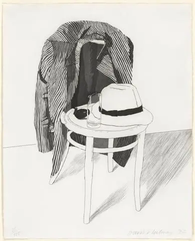 Panama Hat by Artist: David Hockney
