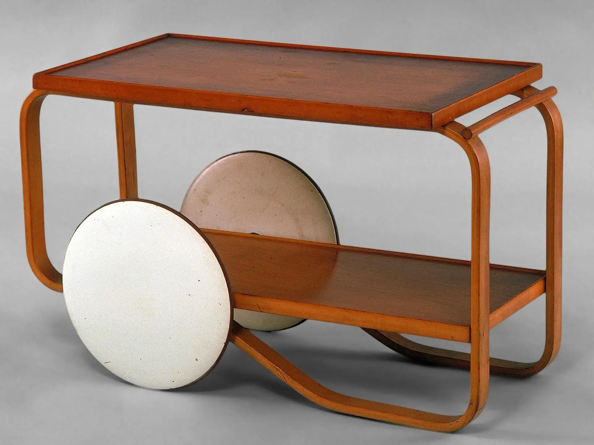 Tea trolley by Designer: Alvar Aalto