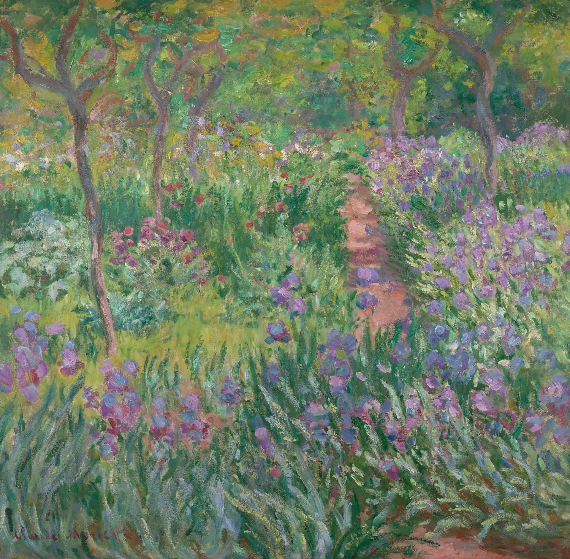 The Artist's Garden in Giverny by Artist: Claude Monet
