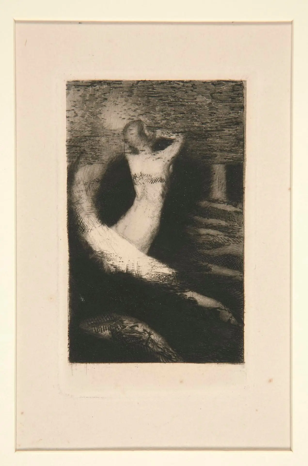 Passage d'une âme (Crossing of a soul) by Artist: Odilon Redon